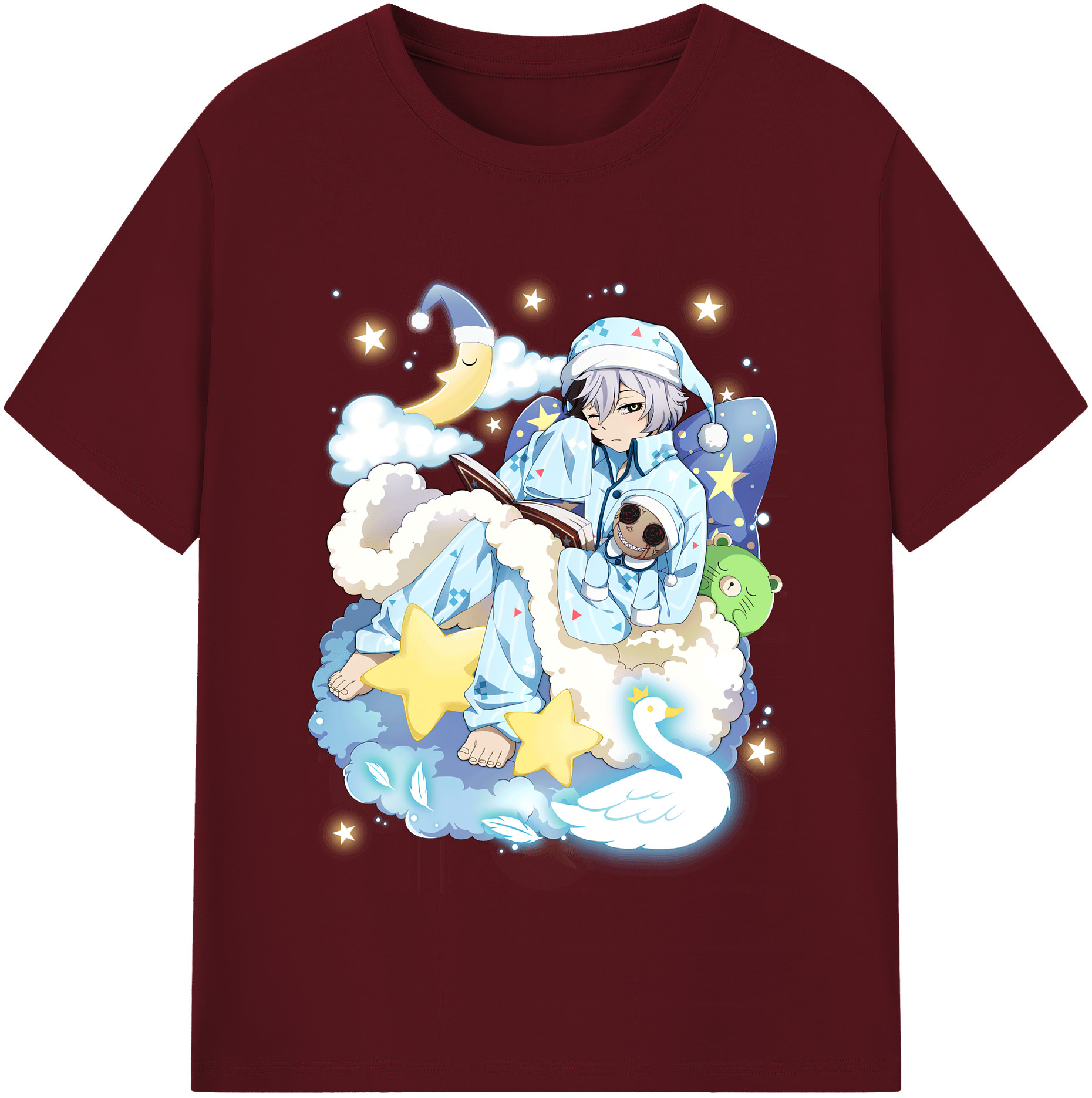 （画像用） 文豪ストレイドッグス Bungo Stray Dogs 綿100％半袖Tシャツ（フロントプリント）